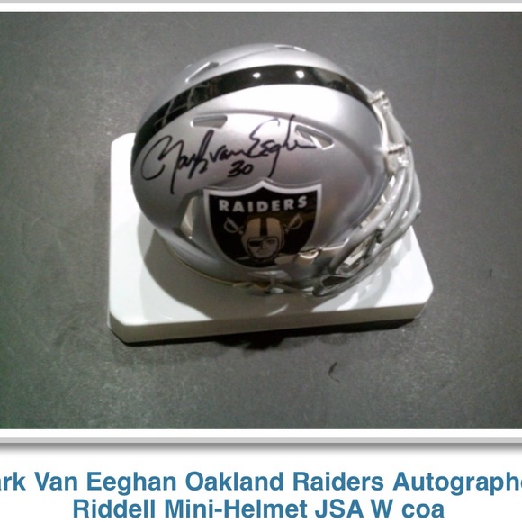 Oakland Raiders autographed Riddell mini helmet - Picture 1 of 1